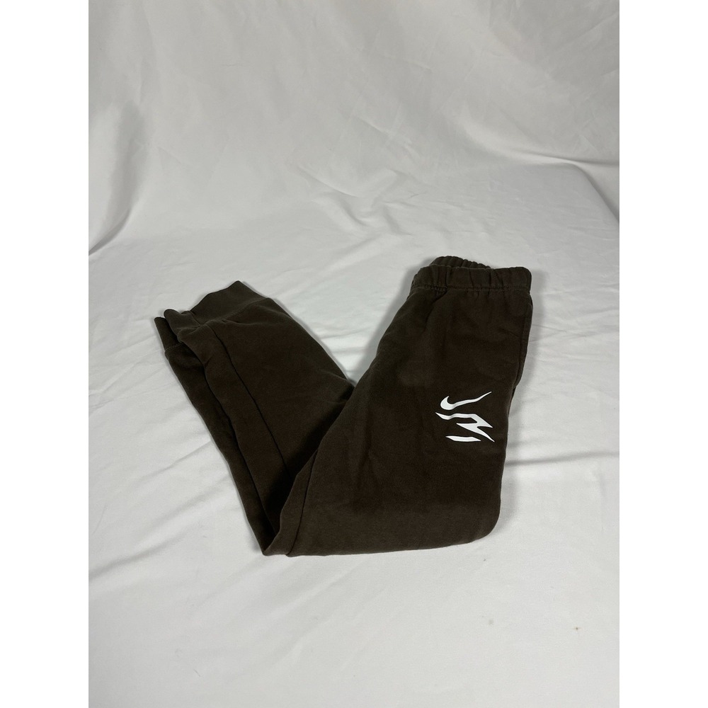 Nike 3 Brand Russell Wilson Kids Joggers Tan Fleece Sweatpants Boys Medium 10-12